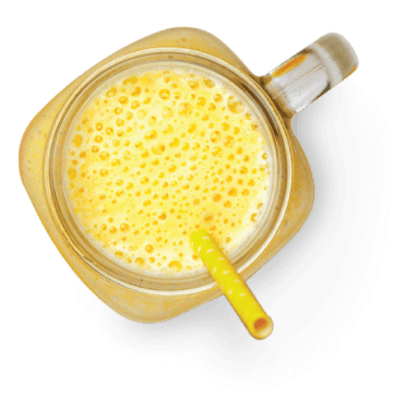 Smoothie Manga, Maracujá e Água de Coco