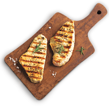 Filé de frango com molho de alecrim