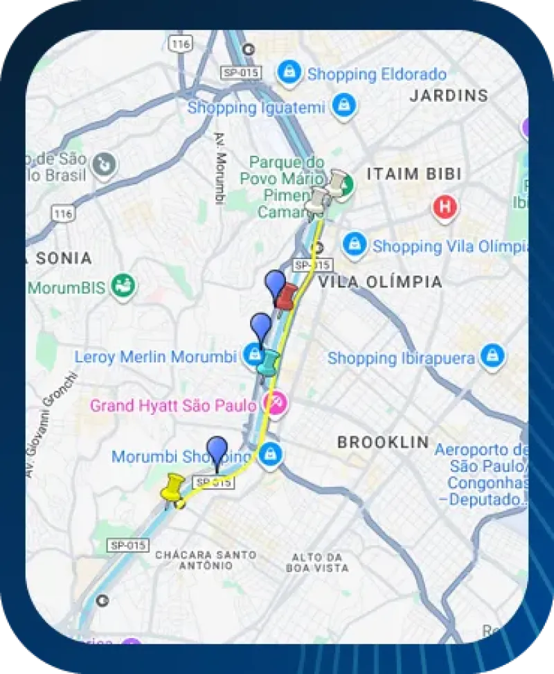 Ilustração de Percurso